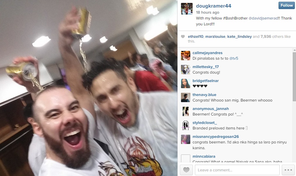 Screengrab from Doug Kramer's Instagram account. 