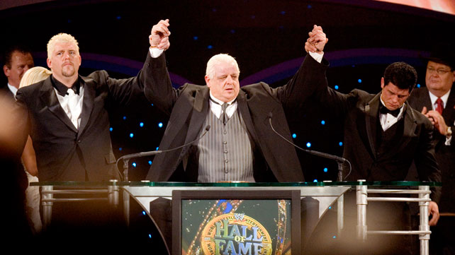 Dusty Rhodes (center). FILE PHOTO FROM THE WWE WEBSITE. 