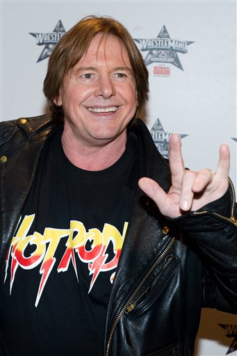 In this March 31, 2009 file photo, former professional wrestler Roddy Piper attends the 25th Anniversary of WrestleMania press conference in New York. The WWE said Piper died Friday, July 31, 2015. He was 61. AP FILE PHOTO