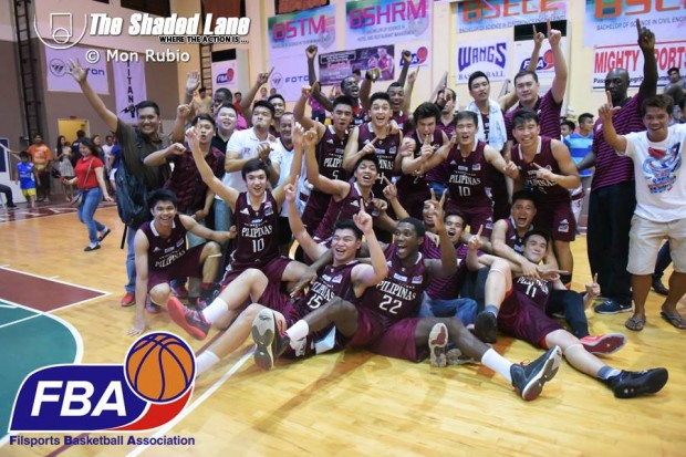 Quezon City-UP Fighting Maroons. Photo from Filsports Basketball Association Facebook account.