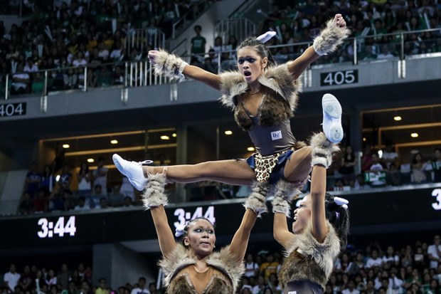NU Pep Squad. Photo by Tristan Tamayo/INQUIRER.net