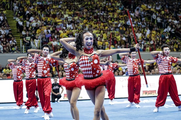 UE Pep Squad. Photo by Tristan Tamayo/INQUIRER.net
