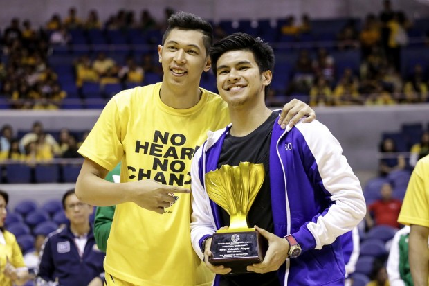 Kevin Ferrer and Kiefer Ravena. Photo by Tristan Tamayo/INQUIRER.net