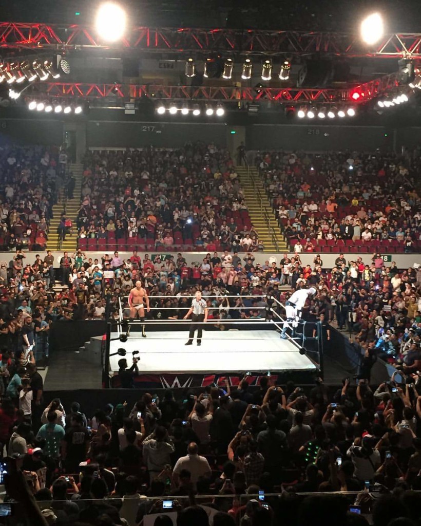 Cesaro vs Sheamus at WWE Live Manila. Photo by Celest Colina
