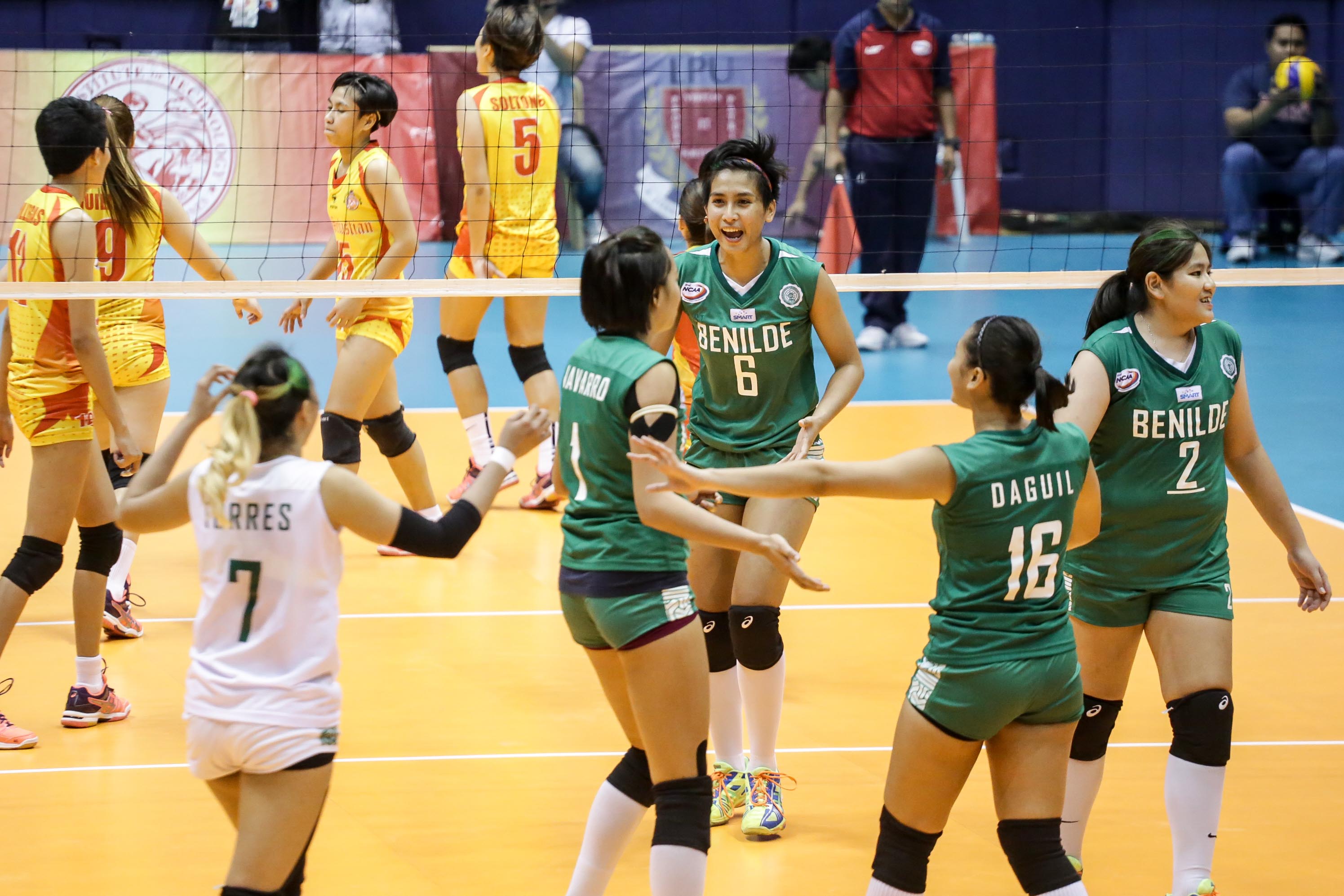Creek administration global St. Benilde beats Mapua for solo lead in NCAA women's volley | Inquirer  Sports