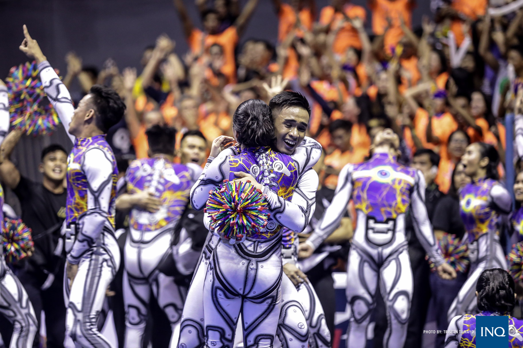 NU Pep Squad. Photo by Tristan Tamayo/INQUIRER.net