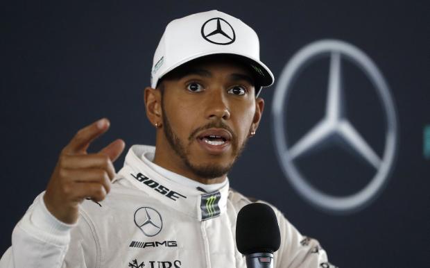 Lewis Hamilton - launch of new Mercedes car - 23 Feb 2017
