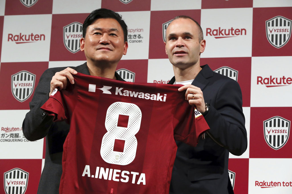 Poorly kept secret: Iniesta joins Japanese club Vissel Kobe