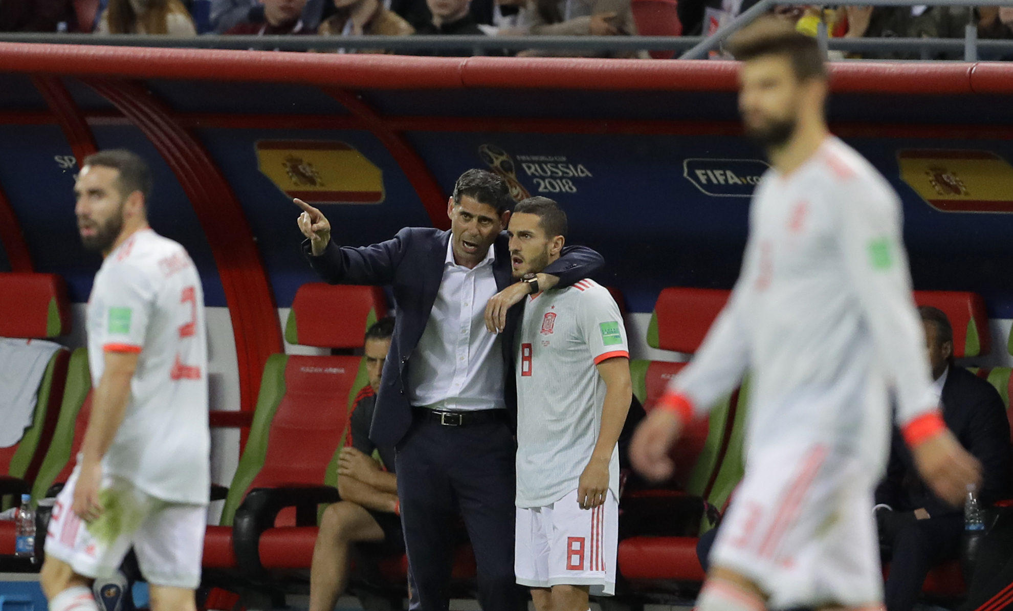 Caretaker Hierro leaving his mark on Spain at World Cup