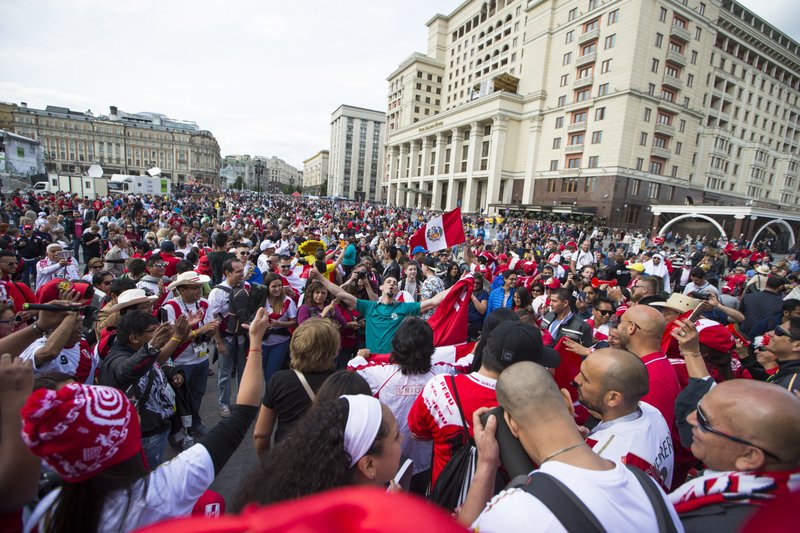 Passionate Peruvian fans flood World Cup’s smallest city