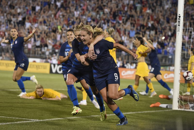 Horan’s late goal pulls US into 1-1 draw with Australia