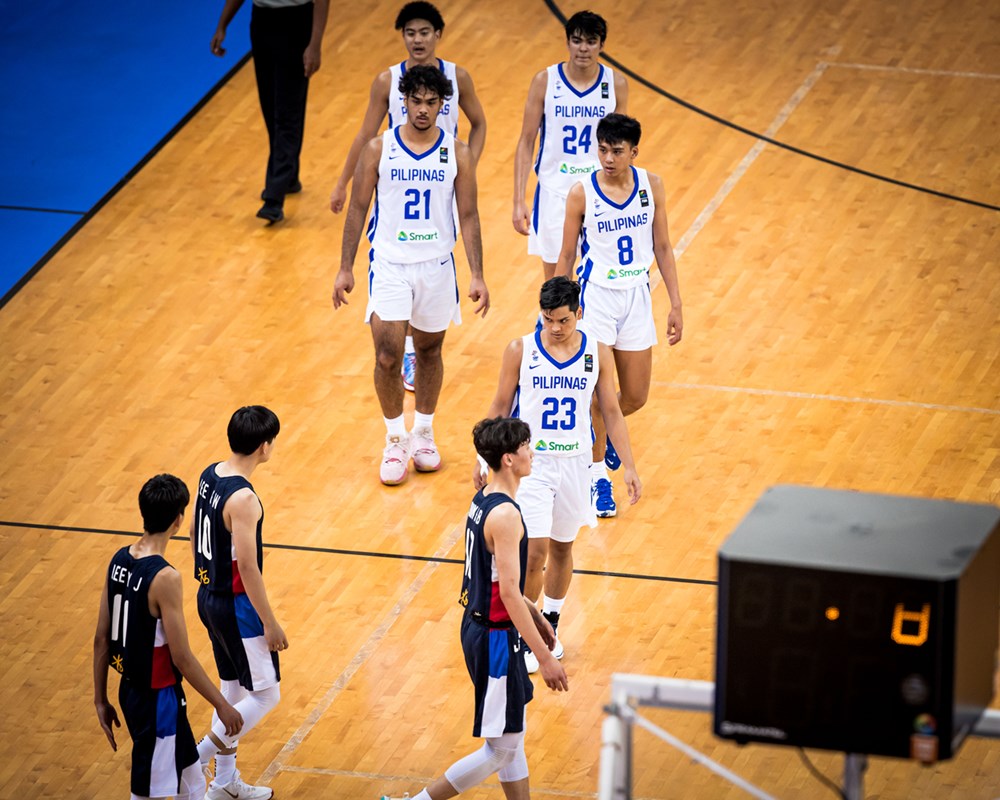 Gilas Youth bows to Korea, sent to battle for seventh place in Fiba Asia U16 - Verve times