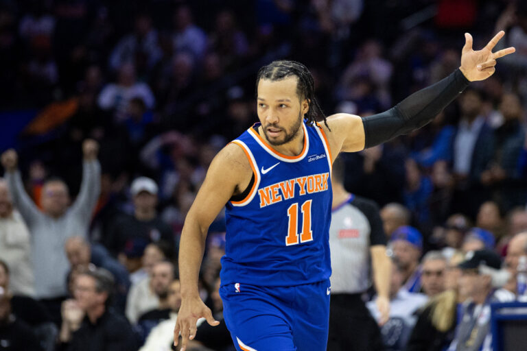 Nba Jalen Brunson Josh Hart Star For Knicks In Win Over Ers