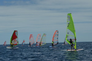 Windsurfing brings family together