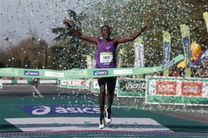 Cyprian Kotut sets personal best to win Paris marathon 