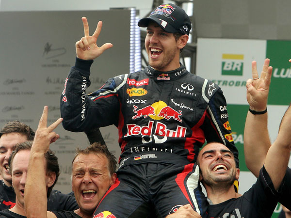 Formula One: History-making Vettel wins third world title | Inquirer Sports