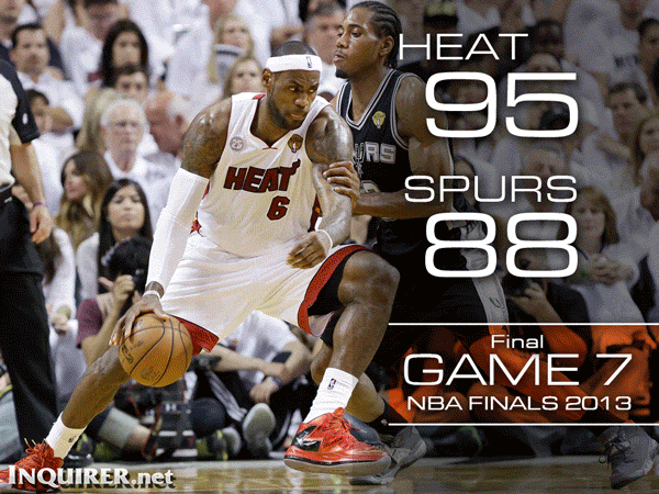 Miami Heat back-to-back NBA champs | Inquirer Sports