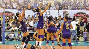 NU Lady Bulldogs. Photo by August Dela Cruz/INQUIRER FILE PHOTO