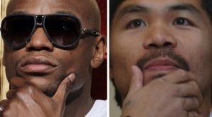 Floyd Mayweather Jr. and Manny Pacquiao. FILE PHOTOS