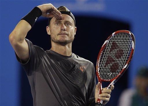 Lleyton Hewitt of Australia celebrates after defeating China’s Zhang Ze during their first round match at the Australian Open tennis championship in Melbourne, Australia.  Hewitt is predicting next year's Australian Open will likely be his last and, after he retires, he'll take over the country's Davis Cup captaincy. AP FILE PHOTO