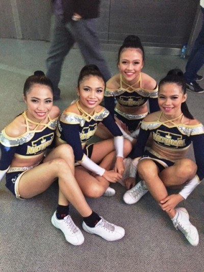 Members of the UAAP cheerdance champion NU Pepsquad.