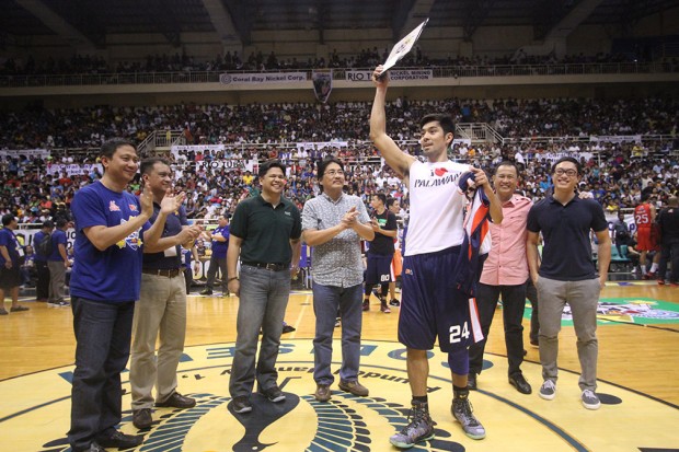 Rey Guevarra of Meralco Bolts wins the Slam Dunk Competition. PBA Images/Nuki Sabio