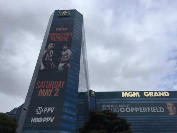 The much-awaited showdown at the MGM Grand Garden Arena in Las Vegas just a week away. 