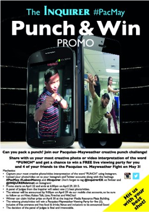 Punch & Win digital print ad