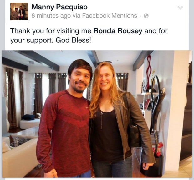 Rousey Pacquiao