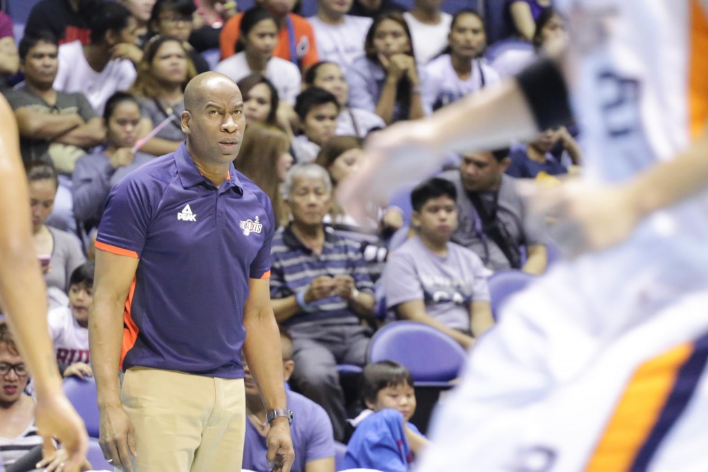 Meralco coach Norman Black. Photo by Tristan Tamayo/INQUIRER.net 