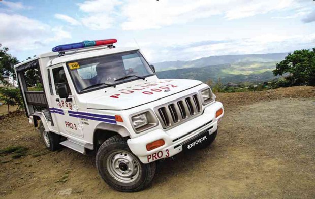 A Mahindra Enforcer vehicle. Kia reportedly plans to change its name from Kia Carnival to Mahindra Enforcers.