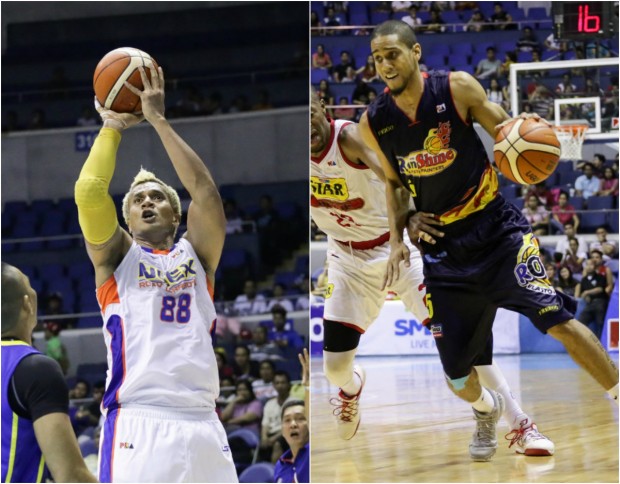 Asi Taulava and Gabe Norwood were both named to the Gilas Pilipinas training pool. Photos by Tristan Tamayo/INQUIRER.net