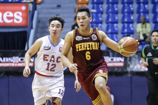 Scottie Thompson dishes out another triple double in Perpetual Help's rout of EAC. Photo by Tristan Tamayo/INQUIRER.net