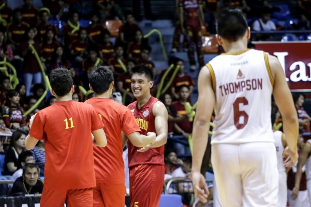 San Sebastian Stags sends another final four hopeful reeling. Photo by Tristan Tamayo/INQUIRER.net