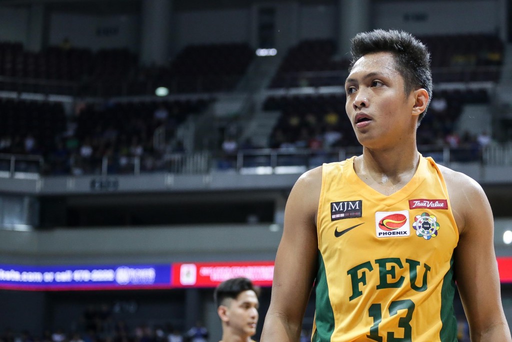 Tolomia accounted for 10 of FEU's 21 TOs in the loss to UST. Photo by Tristan Tamayo/INQUIRER.net