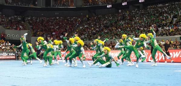 FEU Cheering Squad. Photo by Jun Veloira/INQUIRER