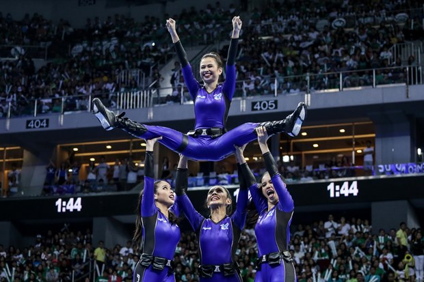 Ateneo Blue Babble Battalion. Photo by Tristan Tamayo/INQUIRER.net