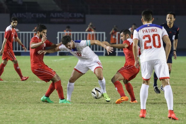 Azkals eye a repeat of Bahrain win. Photo by Tristan Tamayo/INQUIRER.net