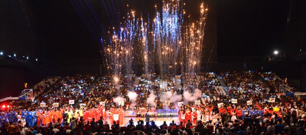 PBA at 40 / October 19,2014   The PBA opening at the Phl Arena  INQUIRER PHOTO/AUGUST DELA CRUZ