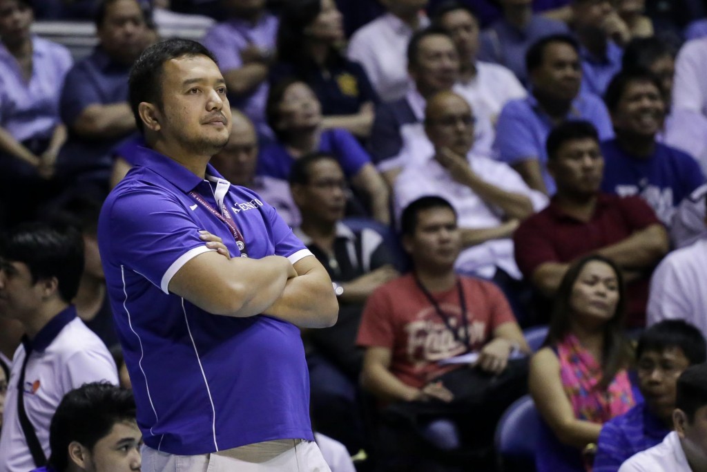 Perasol will stay on as head coach of Blue Eagles. Photo by Tristan Tamayo/INQUIRER.net 