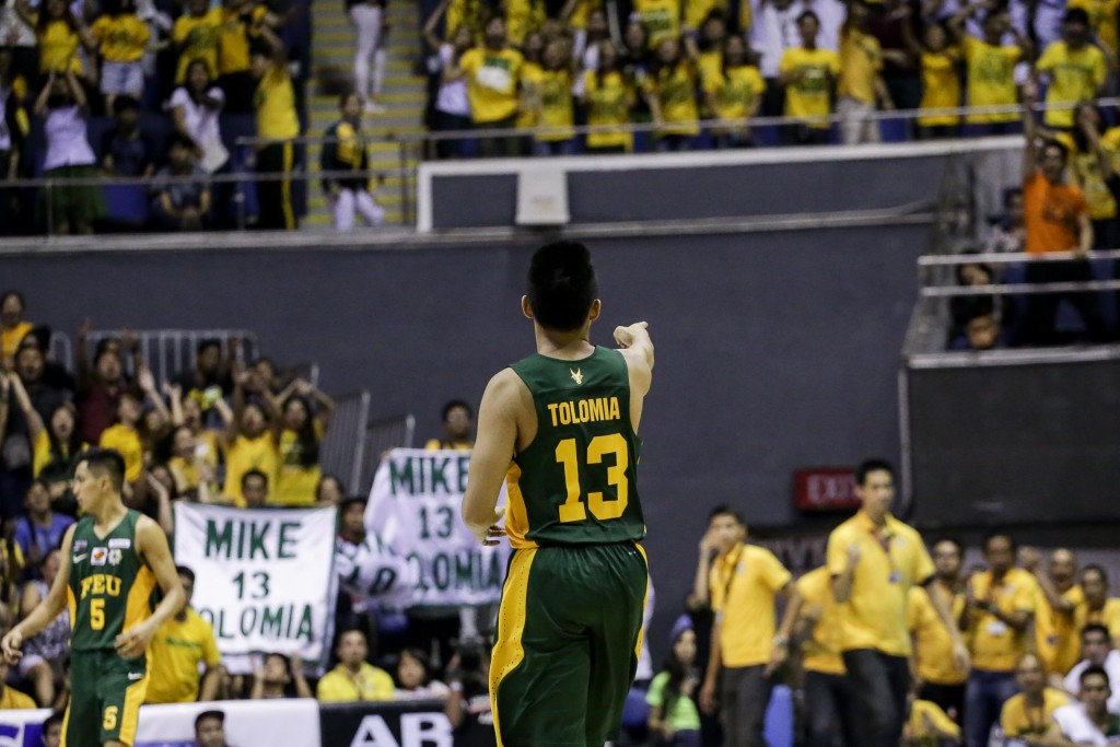 Mike Tolomia had another clutch performance for FEU. Photo by Tristan Tamayo/INQUIRER.net