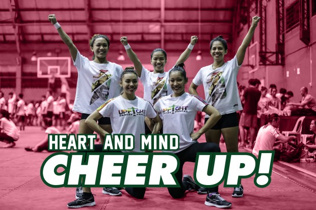 The UP Pep Squad. Photo by Tristan Tamayo/INQUIRER.net
