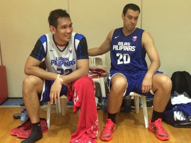 June Mar Fajardo and Greg Slaughter. Photo by Tristan Tamayo/INQUIRER.net