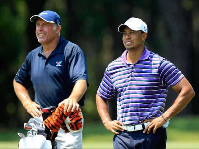 Steve Williams served as Tiger Woods' caddy from 1999 to 2011.