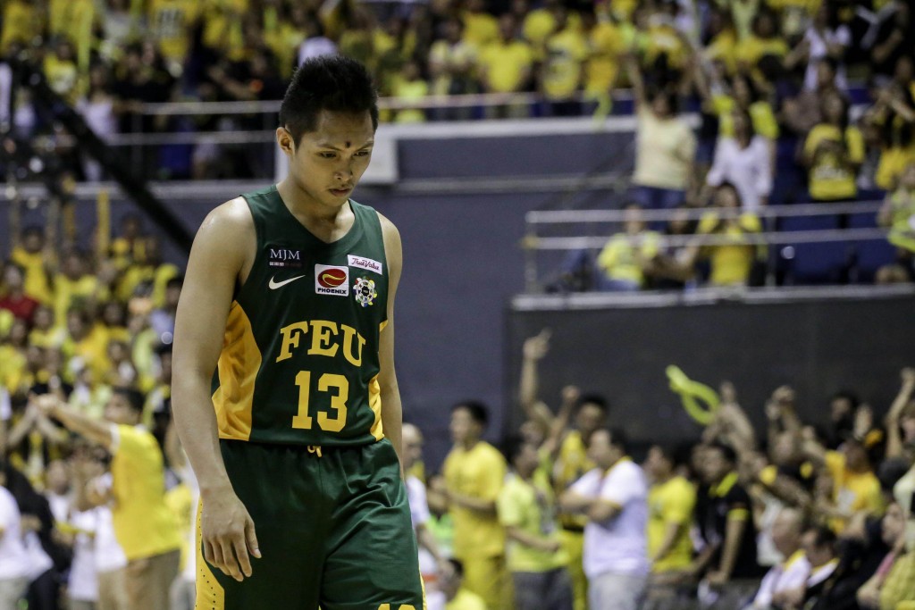 Mike Tolomia had a nightmarish shooting performance in FEU's Game 2 loss in the UAAP Finals to UST last Saturday. Tristan Tamayo/INQUIRER.net