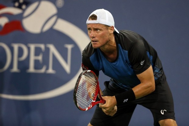 FILE --- Lleyton Hewitt of Australia looks on against Bernard Tomic of Australia during their Men's Singles Second Round match on Day Four of the 2015 US Open at the USTA Billie Jean King National Tennis Center on September 3, 2015 in the Flushing neighborhood of the Queens borough of New York City.   Streeter Lecka/Getty Images/AFP