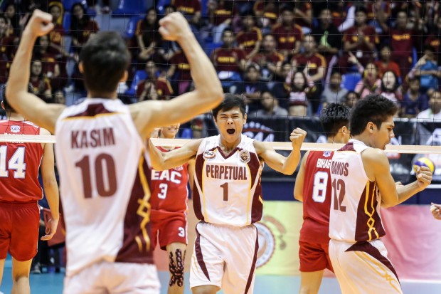 Perpetual Help Altas down reigning titlist EAC Generals to force a winner-take-all game 3. Photo by Tristan Tamayo/INQUIRER.net