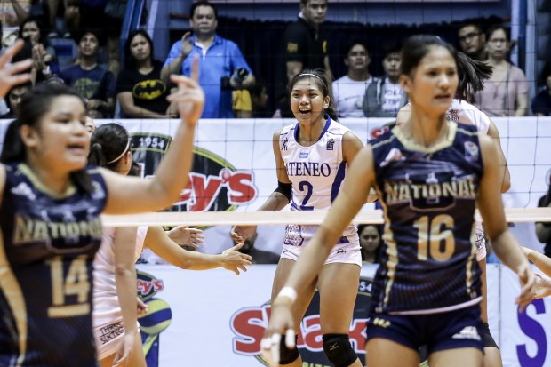 Ateneo Lady Eagles vs NU Lady Bulldogs. Photo by Tristan Tamayo/INQUIRER.net