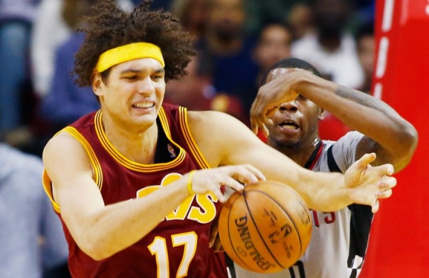 FILE -- Anderson Varejao #17 of the Cleveland Cavaliers drives with the ball against Terrence Jones #6 of the Houston Rockets during their game at the Toyota Center on January 15, 2016 in Houston, Texas. Scott Halleran/Getty Images/AFP