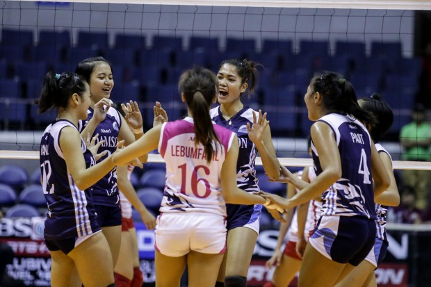 Adamson Lady Falcons. Photo by Tristan Tamayo/INQUIRER.net